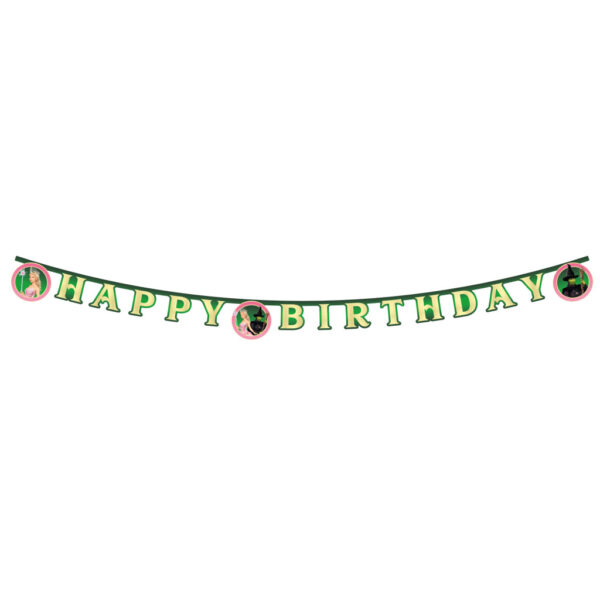 Wicked For Good Happy Birthday-skylt 200 cm FSC