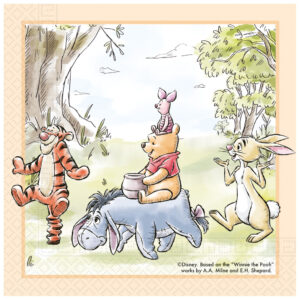 Disney Winnie the Pooh Loves Nature 20-pack servetter 33x33 cm FSC