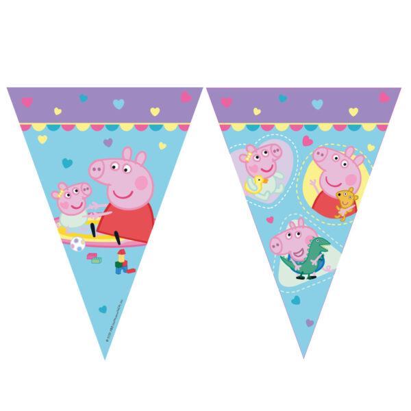 Greta Gris vimpelgirlang With Love 2,3 m FSC