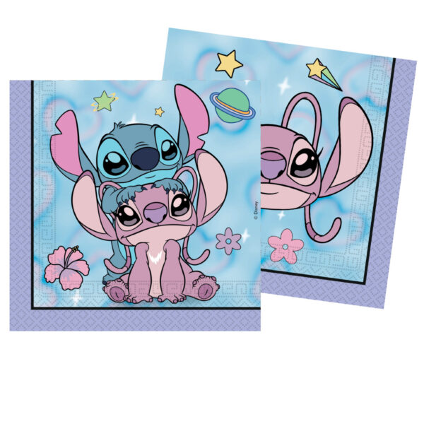 Disney Lilo and Stitch Angel Cute servetter 20-pack 33x33 cm FSC