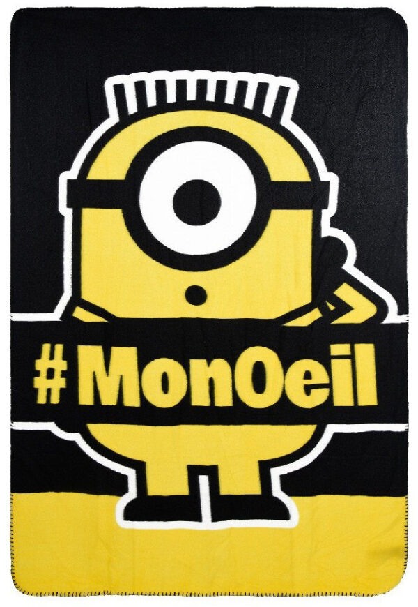 Minions Monoeil fleecefilt 100x150 cm