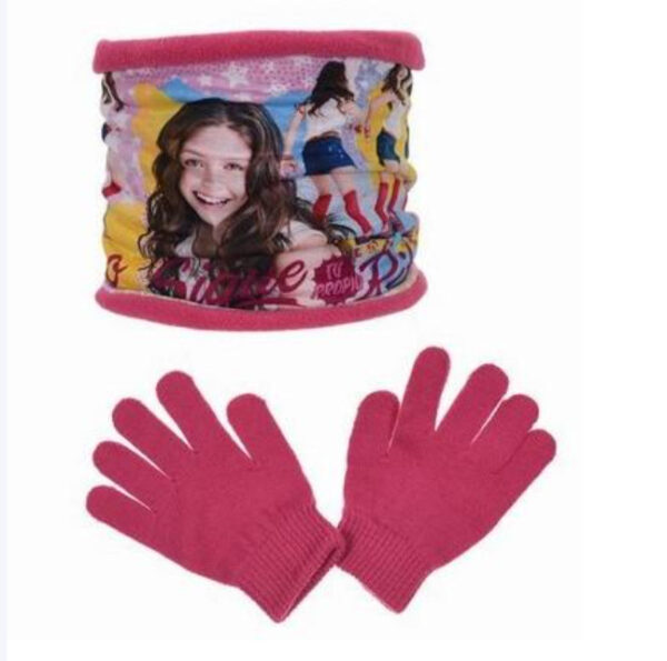 Disney Soy Luna halsduk, tubhalsduk och vantar set