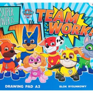 Paw Patrol A/3 Skissbok, 20 blad