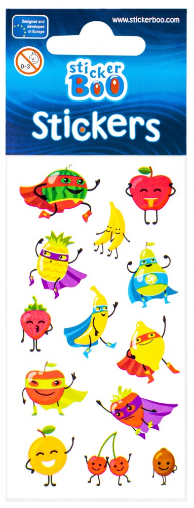 Fruits fruktklistermärke