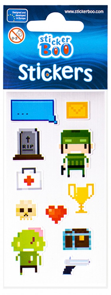 Gamer-klistermärken
