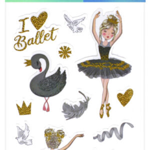Ballet Ballerina Klistermärkesset