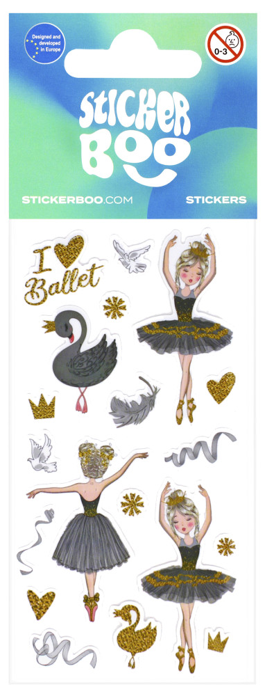 Ballet Ballerina Klistermärkesset