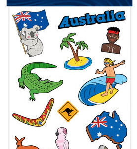 Travel Australia klistermärkesset