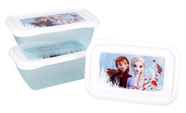 Disney Frozen blå lunchlådeset, 3 delar