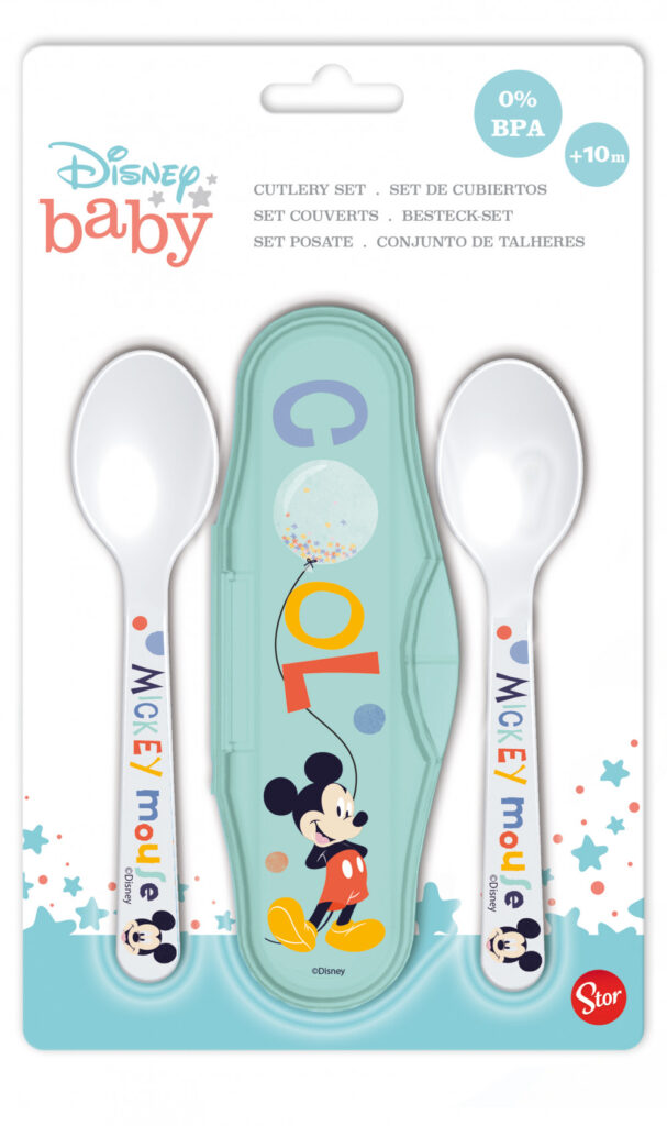 Disney Mickey babybestickset för resan