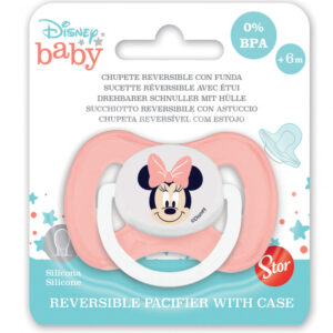 Disney Mimmi Pigg vändbar napp med fodral