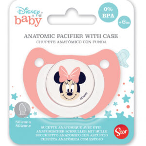 Disney Mimmi Pigg anatomisk napp med fodral