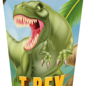 Dinosaurie T-Rex mugg, plast 260 ml