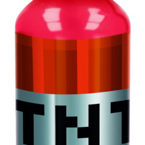 Minecraft Vattenflaska 400 ml – Aluminiumflaska med Piplock – Barnflaska & Skola – Minecraft Motiv