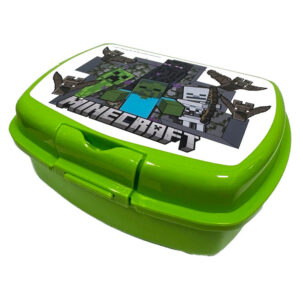 Minecraft Matlåda 18 cm – Lunchlåda BPA-fri Grön Design