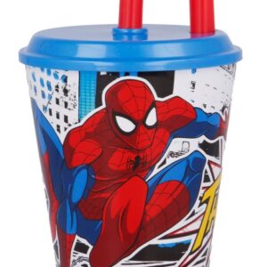 Spindelmannen Streets Sugrörsmugg 430 ml