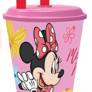 Disney Mimmi Pigg Vårmugg med sugrör 430 ml
