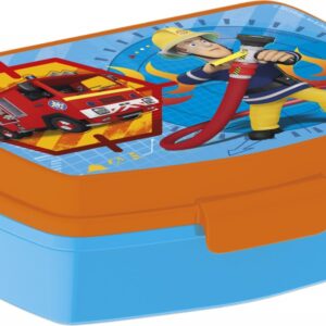 Brandman Sam Matlåda 17 cm – Lunchlåda BPA-fri Blå/Orange
