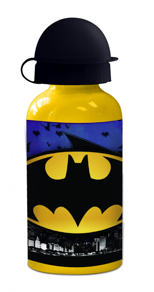 Batman Vattenflaska 400 ml – Aluminiumflaska Svart