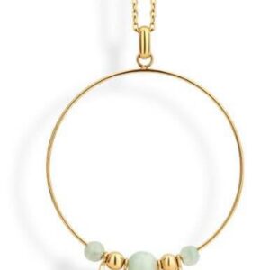 Victoria pärlhalsband i guldfärg