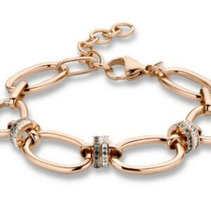 Victoria Rose armband med roséfärgade stenar