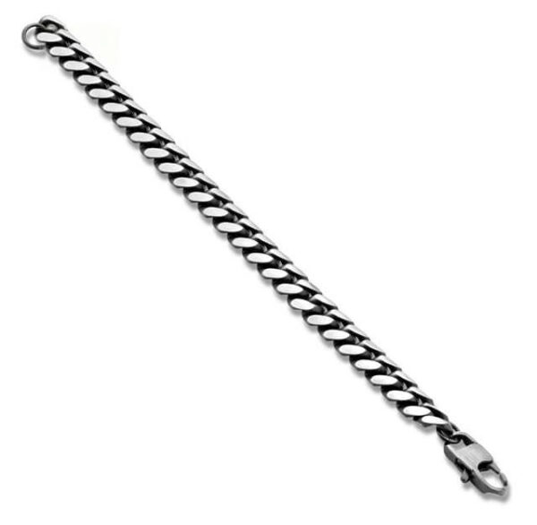 Victoria Black herrarmband i metall 21 cm
