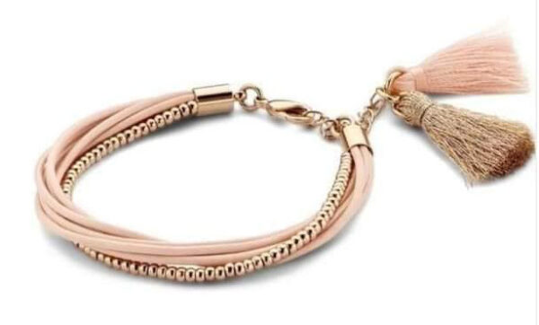 Victoria pärlarmband rosa 20 cm