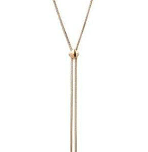 Victoria Rose halsband med roséfärgad sten