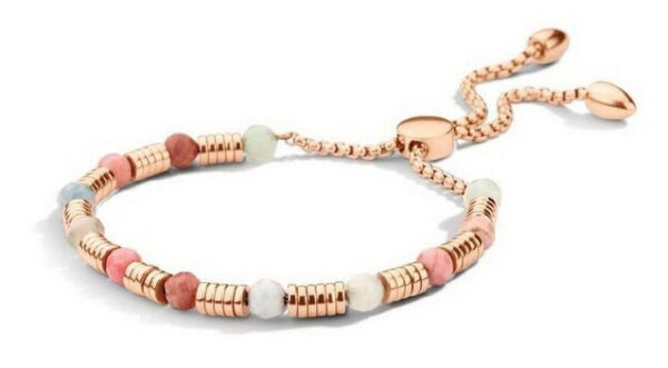 Victoria armband med roséguldfärgade pärlor