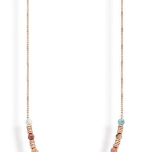 Victoria Rose halsband med pärlor i roséguld
