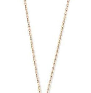 Victoria Rose halsband i roséguld med blå stenar
