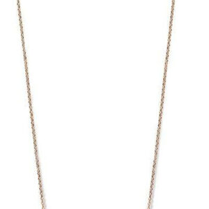 Victoria Rose halsband i roséguld med vita stenar