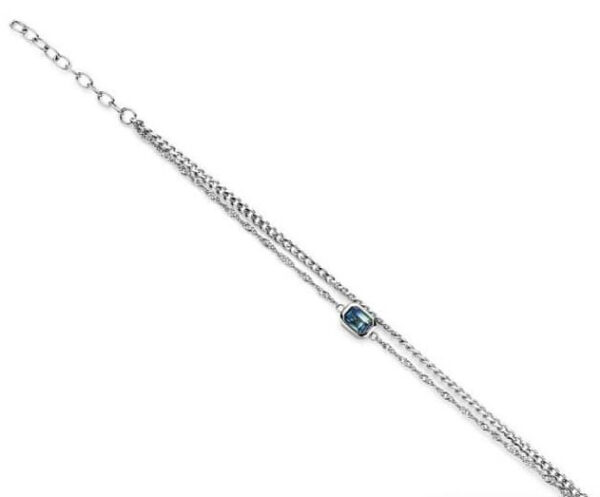 Victoria armband med silverfärgade stenar