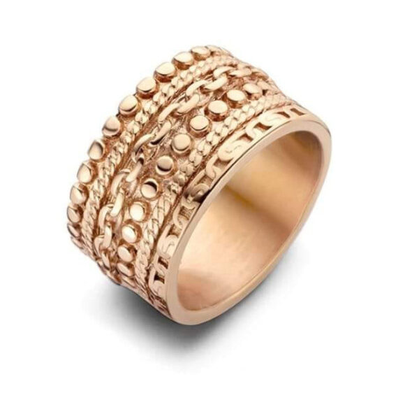 Victoria roséguld tjock ring storlek 58 (18,5 mm)