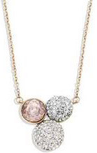 Victoria Rose halsband med roséfärgad multisten