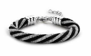 Victoria svartvitt armband