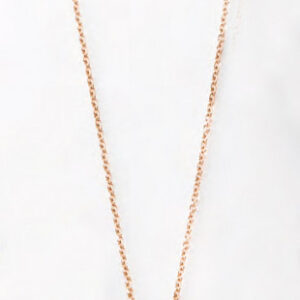 Victoria Rose halsband i roséguld med brunt mönster