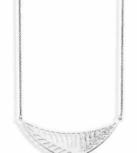 Victoria halsband i silverfärg med stenar