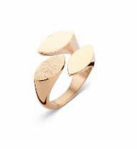 Victoria Rose guld 3-bladig ring