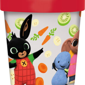 Bing Happy Carrots halkfri mikroskopisk plastmugg 260 ml