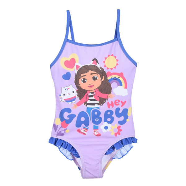 Gabbys Dockskåp baddräkt barn lila 104 cm