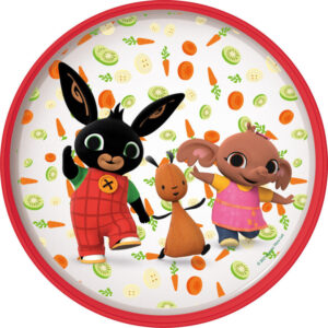 Bing Happy Carrots halkfri mikrotallrik i plast 19,5 cm