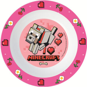 Minecraft Girls mikrodjup tallrik 16 cm
