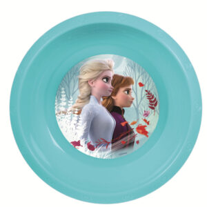Disney Frozen blå skog djup plasttallrik