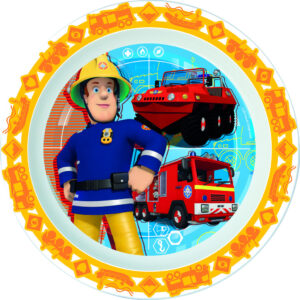 Fireman Sam Rescue Mission mikrotallrik 22 cm