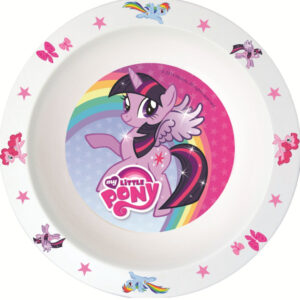 My Little Pony Rosa mikrodjup tallrik 16 cm
