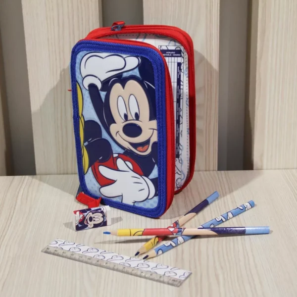 Disney Musse pennfodral med 3 fack - Bild 7