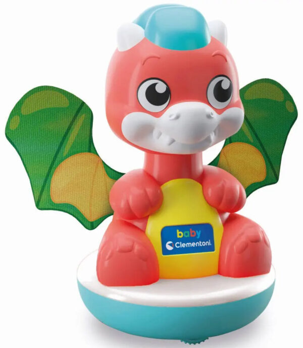 Dragon röd roterbar figur Clementoni 11x7 cm