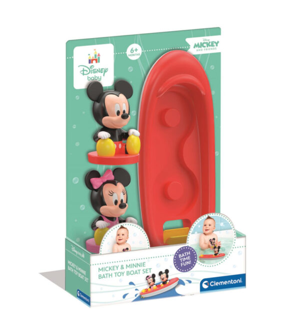 Disney Musse Pigg och Mimmi Pigg Badleksak Båt Clementoni