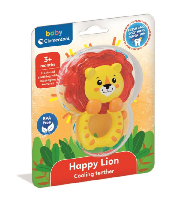 Animals Happy Lion svalkande bitring Clementoni